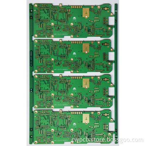Pin pads and SMT pads PCB